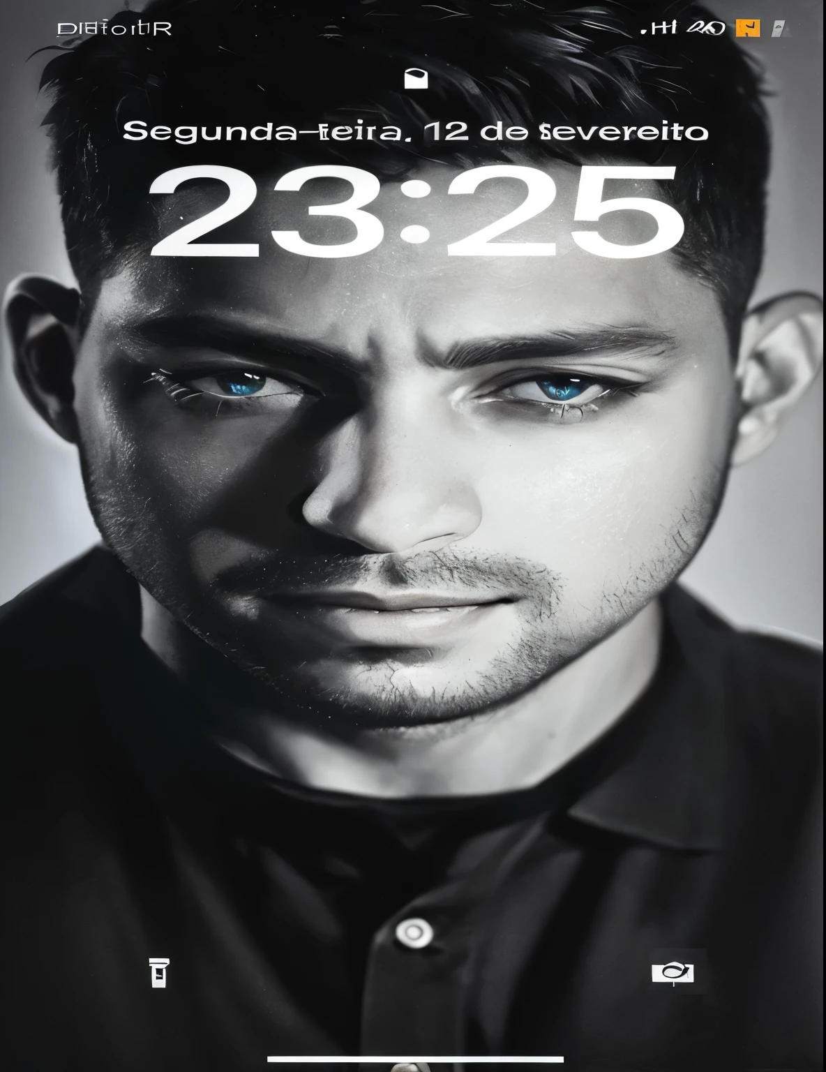 a close up of a man in a black shirt looking at the camera, retrato hiper-realista, retrato hiperrealista, retrato fotorrealista, retrato realista de foto, arte digital hiperrealista, retrato de alta qualidade, retrato de ultra realista, foto de retrato realista, retrato ultra realista, pintura digital hiperrealista, arte digital fotorrealista, arte digital hiper-realista, retrato hiper-detalhado