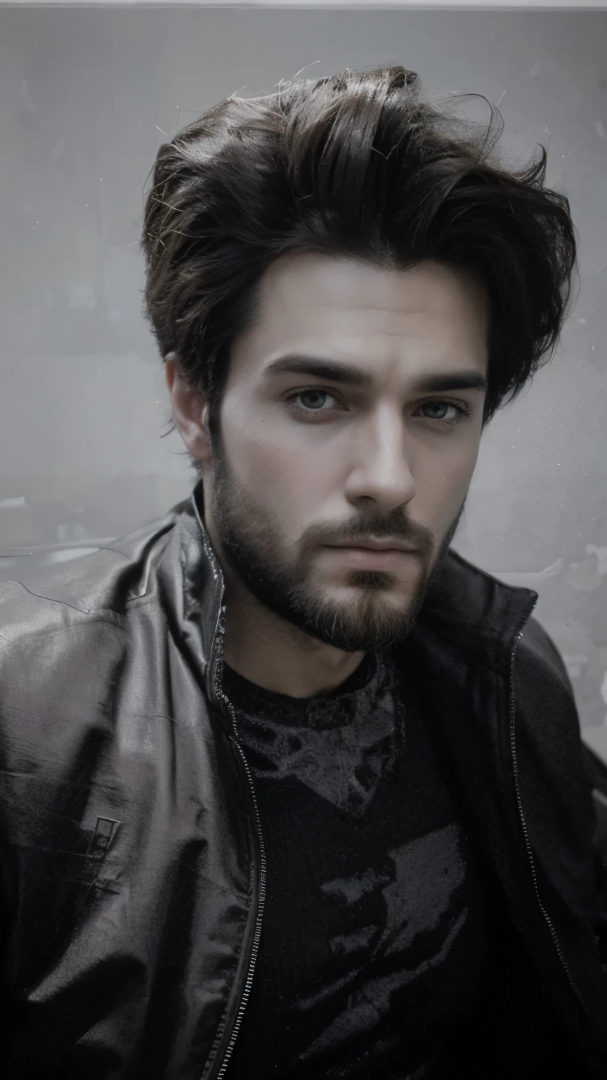 Comic book style, 3D handsome boy with perfect beard, surrealism --auto --s2, 8k, Ultra realistic