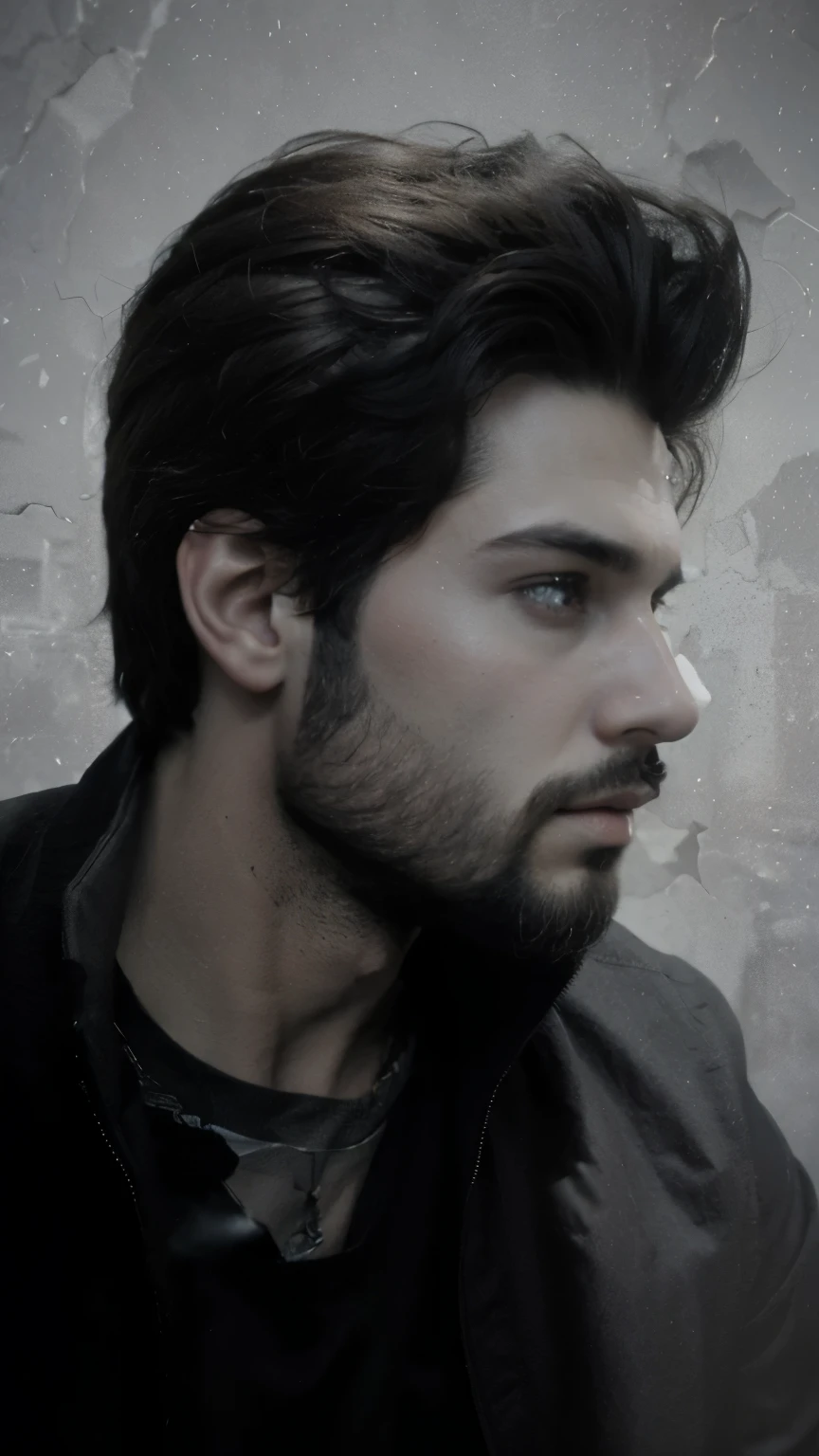 Comic book style, 3D handsome boy with perfect beard , surrealism --auto --s2, 8k, Ultra realistic