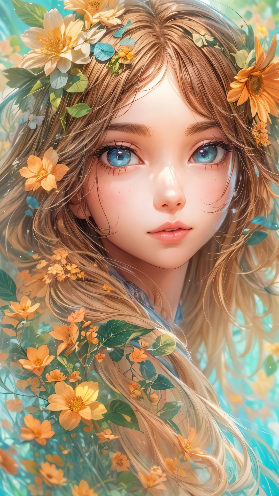 (high quality:1.2),(ultra-detailed,realistic:1.37),carby balloon,artwork,illustration,beautiful detailed eyes, vibrant colors,girl with long hair,smiling girl,artistic scenery,green garden,thick clouds,blue sky,blossoming flowers,soft sunlight,rays of light,fluffy clouds,bright colors,joyful atmosphere,whimsical art style,impressive details,peaceful landscape,serene setting,creative masterpiece,professional artwork,sunset lighting,uplifting vibes,summer theme,vivid color palette,aesthetic composition,ethereal feel,graceful beauty,calm and serene ambiance,perfect harmony between nature and art,meticulous brushstrokes,eye-catching artwork,imagination unleashed,stunning visual impact.