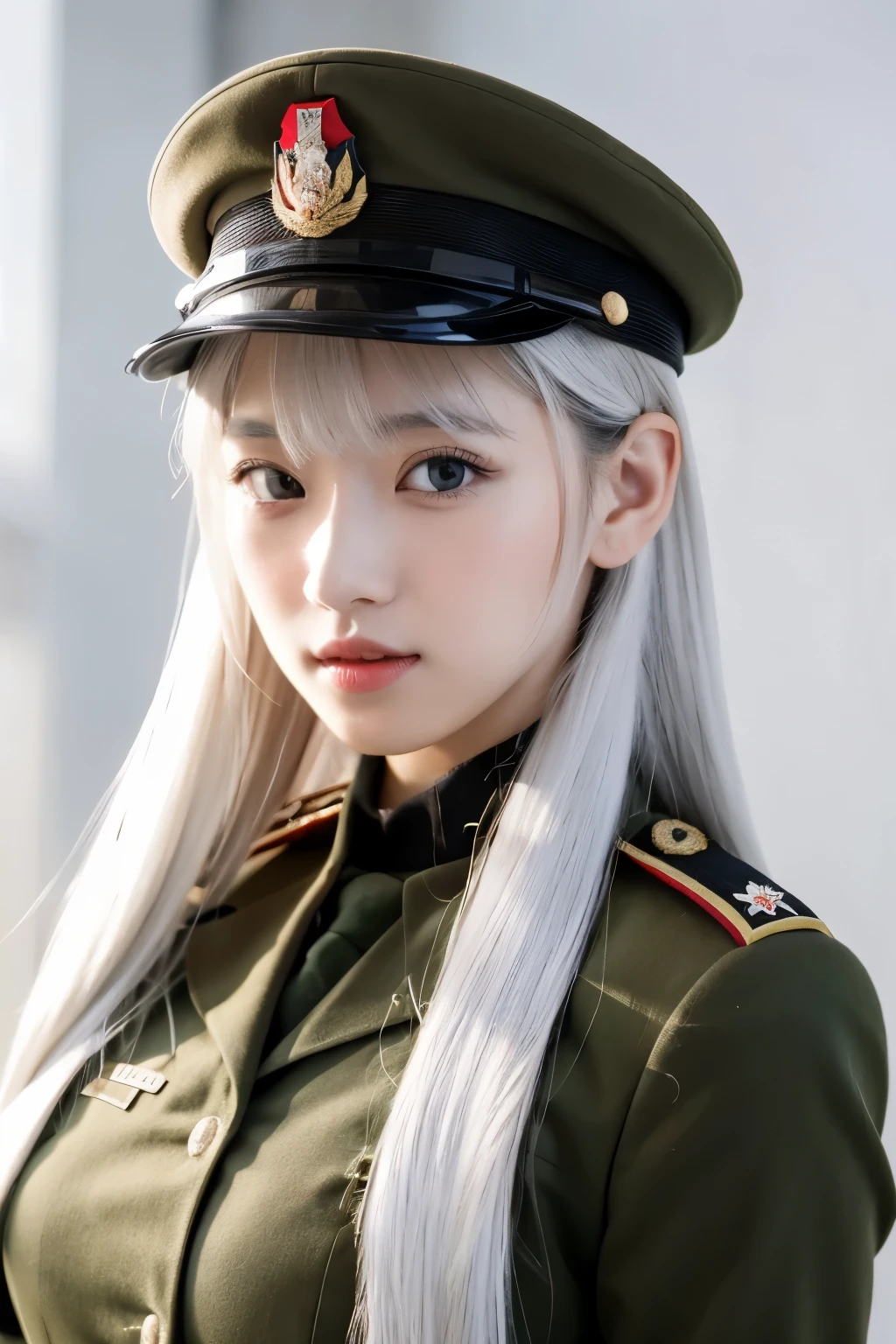 Princess in military uniform