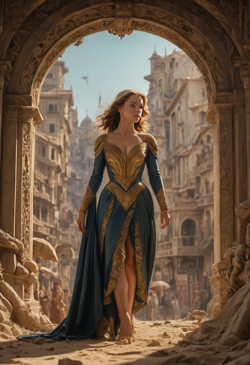 young busty keira knightley, her dress is blowing up, wearing stockings, big tits, gigant booobs, curly fluffy hair, Transparent torn unbuttoned shirt, torn skirt, Transparent wet skirt, heels, naked belly, emotions play on her face, nervous, running away, panicking, storm, downpour, rain, lightning, full body pose, running away, hair blowing in the wind, in a medieval city, fog from which fantastic creatures emerge, dark fantasy theme, attractive, Gorgeous, beautiful, alluring, art by Stephen Gammell, Pino Daheny, Jeremy Mann, Alex Maleev, surrealism, dark art by james jean, takato yamamoto, inkpunk minimalism, realistic colors, hyperrealistic, hdr, delicate detail, highly detailed, masterpiece, very beautiful, adorable, marvelous, exquisite, captivating, alluring, award winning, spectacular, trendy, polished, very cute, glorious, fabulous, excellent, astonishing dark colors, Alasdair McLellan, digital painting; by Daniel Merriam, Nikolina Petolas, Mone, Peter Gric, Dariusz Klimcza full colors, hair backlighting, back lighting, volumetric lighting, 8K, perfect eyes, perfect pupils, expressive eyes, hands by Albrecht Durer, smoke, particle fx, mist, fog, fire, explosions, debris, clouds, smile face Terrifying Decrepit Ancient Egyptian Mummy mermaid Covered in Rags, Insanely Detailed, Hyper Realistic, 32k, uHD, Filigree, Ultra High Resolution, Unreal Engine 5, Trending Art, Cinematic Lighting, Ray Tracing, Gold Ornate Jewels, ROBERTO GONZALEZ,