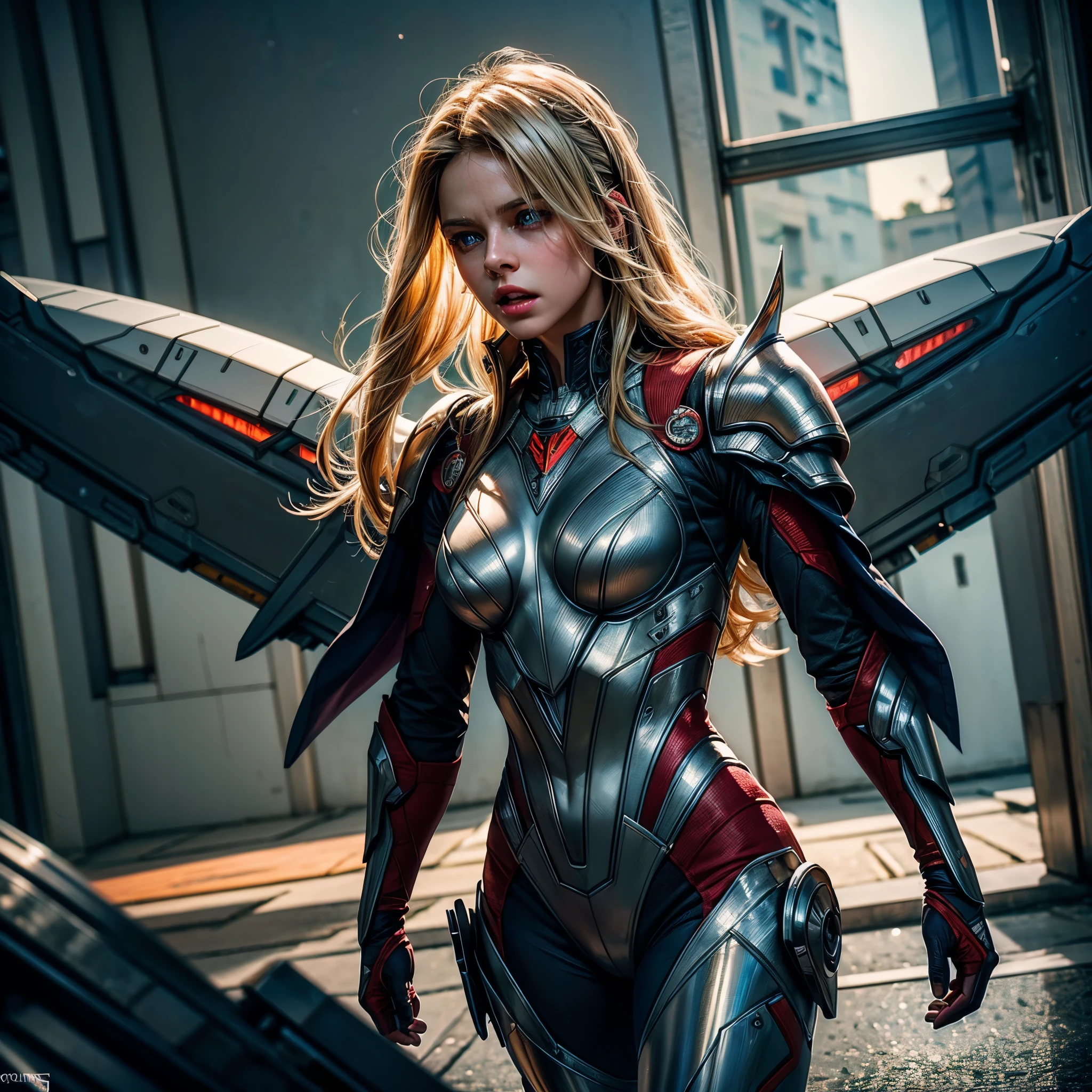 (ultra best quality:1.2), (epic masterpiece:1.37), (photo, photorealistic:1.37), (ultra high-resolution), full body, walking pose, shot from front, slow motion, female paladin wearing the full body, (light silver armor:1.2),(ornately decorated armor), (insanely detailed, bloom:1.5), (ultra high-quality, Alessandro Casagrande, Greg Rutkowski, Sally Mann, concept art), (analog:1.2), (ultra high sharp), (detailed pupils:1.1), detailed face and eyes, (ultra highly detailed photo:1.1), (long blonde, ecstatic:1.1), (young woman:1.1), (perfect body:1.1), real shadow, 3d, (temple background:1.2), (by Michelangelo), photographed by Canan EOS R6, 135mm, 1/1250s, f/2.8, ISO 400, reflection, saturated, RAW, varies multi etc. --v6 --s1000 --c20 --q5 --chaos100