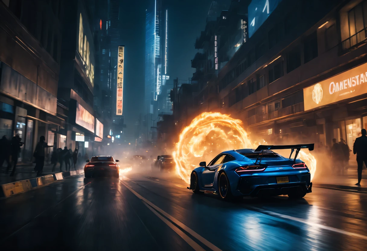 Full of action scenes, strong lighting, Dynamic camera angles, cinema experience, fast paced sport, drama composition, bright colors, High-resolution visuals, dramatic storytelling, wide format cinema lens, immersive atmosphere