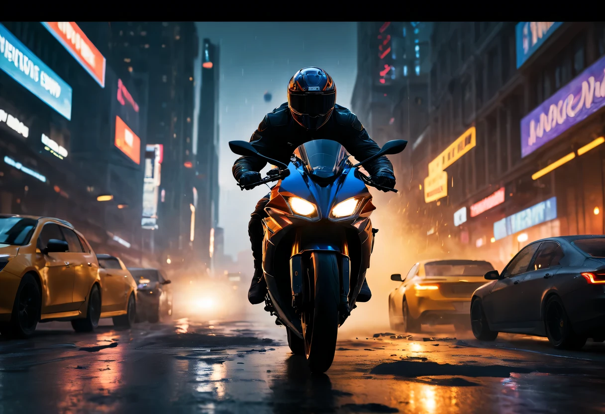 Full of action scenes, strong lighting, Dynamic camera angles, cinema experience, fast paced sport, drama composition, bright colors, High-resolution visuals, dramatic storytelling, wide format cinema lens, immersive atmosphere