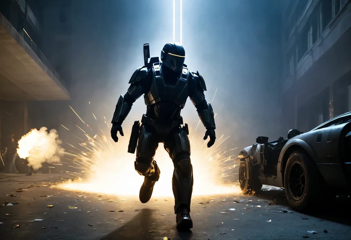 Full of action scenes, strong lighting, Dynamic camera angles, cinema experience, fast paced sport, drama composition, bright colors, High-resolution visuals, dramatic storytelling, wide format cinema lens, immersive atmosphere