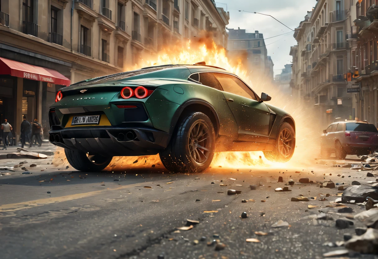 Full of action scenes, strong lighting, Dynamic camera angles, cinema experience, fast paced sport, drama composition, bright colors, High-resolution visuals, dramatic storytelling, wide format cinema lens, immersive atmosphere
