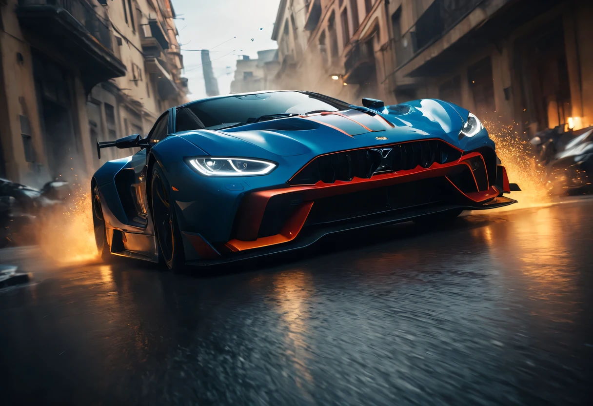 Full of action scenes, strong lighting, Dynamic camera angles, cinema experience, fast paced sport, drama composition, bright colors, High-resolution visuals, dramatic storytelling, wide format cinema lens, immersive atmosphere