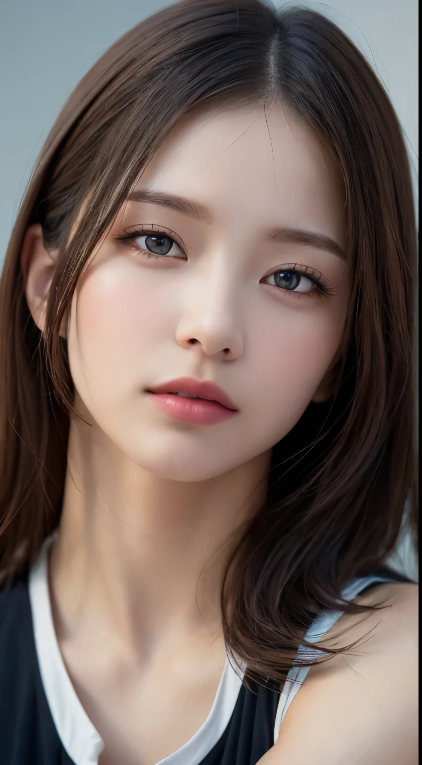 masutepiece, Best Quality, Illustration, Ultra-detailed, finely detail, hight resolution, 8K Wallpaper, Perfect dynamic composition, Beautiful detailed eyes,Colossal , fitness wear, Natural Color Lip,