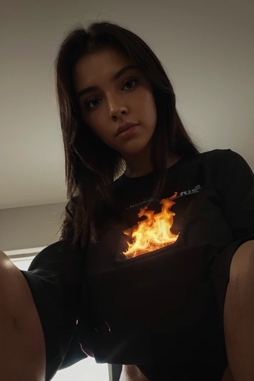 (Ultracalidad:1.2), (ultra detallado:1.2), (ultra detallado clothes:1.2), (ultra detallado face:1.2), (ultra detallado eyes:1.2), (ultra detallado body:1.2), (ultra detallado weapons:1.2), primer plano una pulga, fuego en el fondo, day