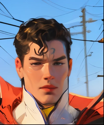 Samdoesart, pintura extremamente detalhada, rosto detalhado, rosto superman, hdr, fullhd, 4k, 8k, muita qualidade, cartoon, pixar