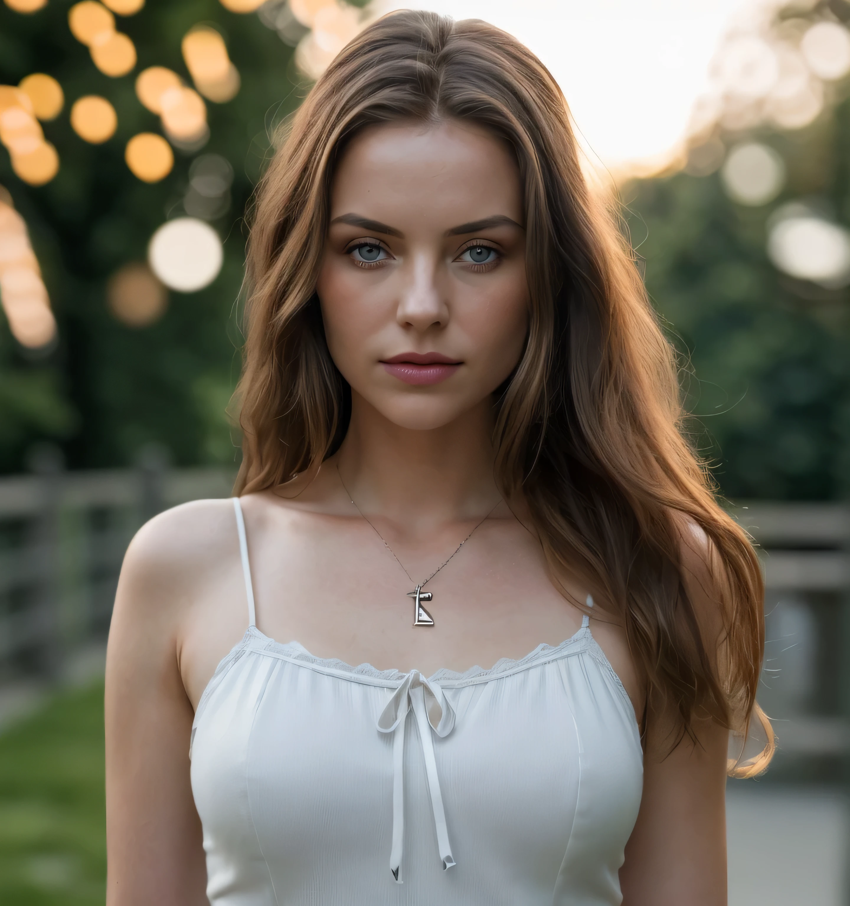 Portrait of a girl, the most beautiful thing in the world, Tokio, upper body, outside, Abend, urban, Professionelles Foto einer atemberaubenden Frau im Detail, scharfer Fokus, dramatisch, award-winning, filmische Beleuchtung, volumetrie dtx, (Filmkorn, verschwommener Hintergrund, verschwommener Vordergrund, bokeh, depth of field, Sonnenuntergang, Motion blur:1.3), chainmail, realsitisch, Detail in Haut, Hippie, Naturally, rote Haare, Stirnband, alternativer Schmuck, elegant, anamorph, filmisch, (Realistisch, photo-Realistisch:1.33), best quality, detaillierte Augen blau, Niedlich,Naturallyes Licht, depth of field, Filmkorn, faltige Haut, Scharf, detailed and Realistisch portrait of a woman ,(Sommersprossen:0.5)