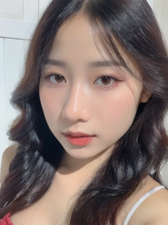 (realistic、masterpiece、Best Quality、8K、highres、high resolution:1.3)、1 girl、Huge breasts、looking at viewers、super fine face and eyes、long hair、 upper body、