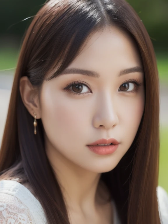 (realistic、masterpiece、Best Quality、8K、highres、high resolution:1.3)、1 girl、Huge breasts、looking at viewers、super fine face and eyes、long hair、 upper body、