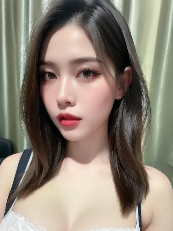 (realistic、masterpiece、Best Quality、8K、highres、high resolution:1.3)、1 girl、Huge breasts、looking at viewers、super fine face and eyes、long hair、 upper body、