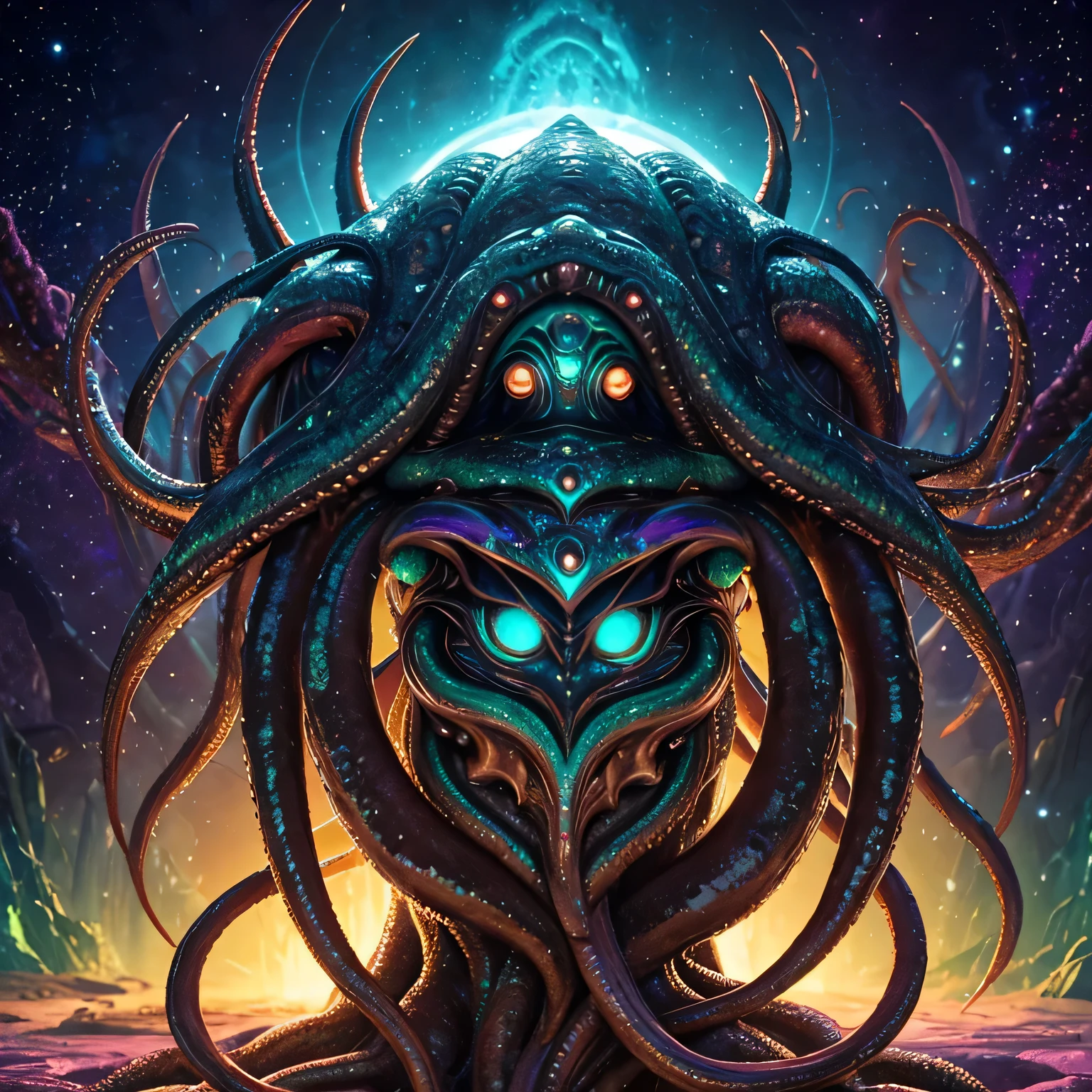 {Neogod}{and an alien}{chemicals}{god々}{I was horrified}{god々々right}{beautiful shape}{oil}{High resolution}{devastated}{Buddha}{Rainbow meat}{Ultimate Form}{another dimension}{cosmos}{god秘的な}masterpiece , 最high quality , super detailed{クトゥルフgod話}{welcome}{Mukoi}{Mucous membrane}{tentacle}{worm}{Nyarlathotep}{high quality}{symmetry}