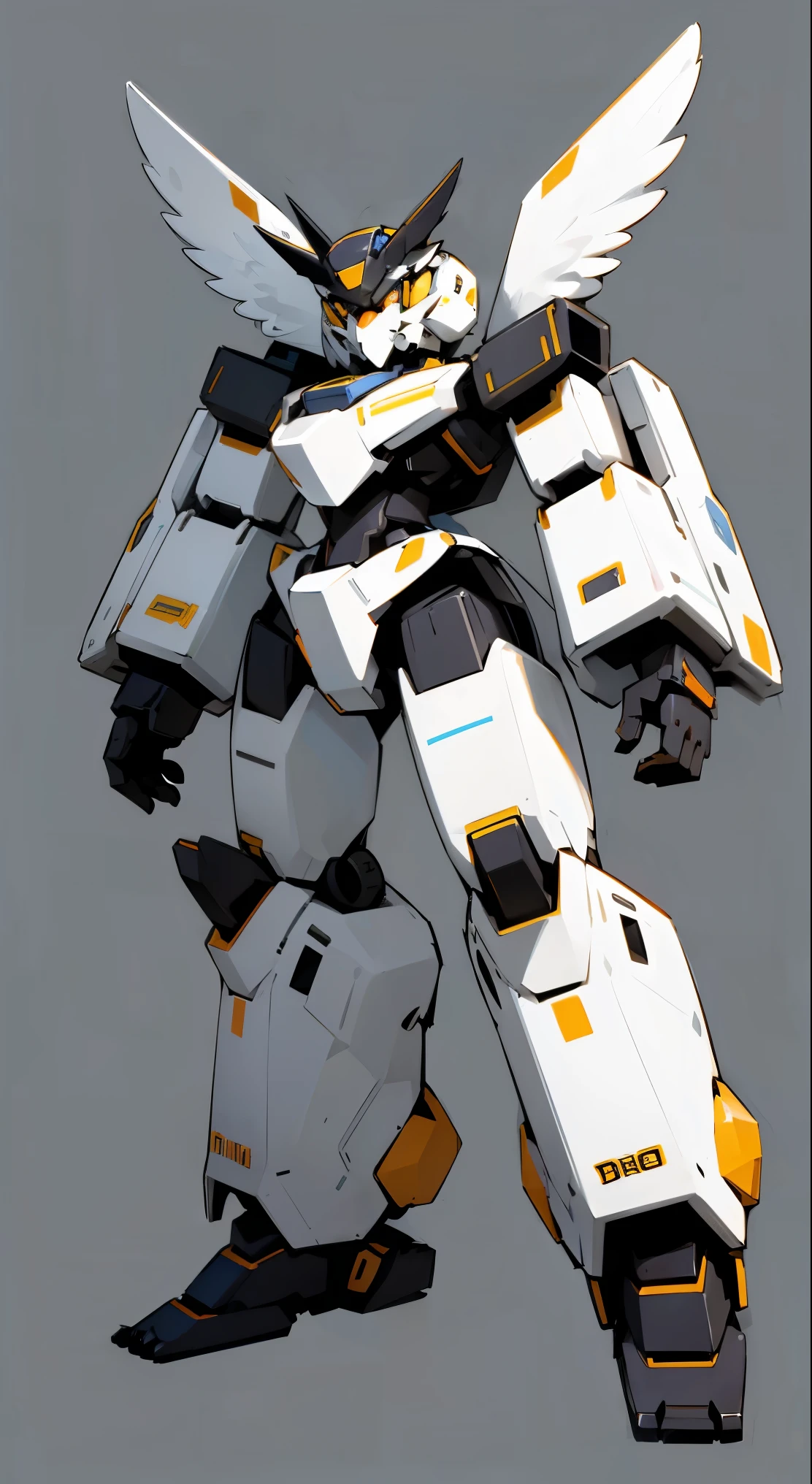 : Full-Body Transforming Owl Robot Could Have Adorable Design, com grande, olhos expressivos, cores vivas, e formas arredondadas, o que o torna atraente estilo cartoon