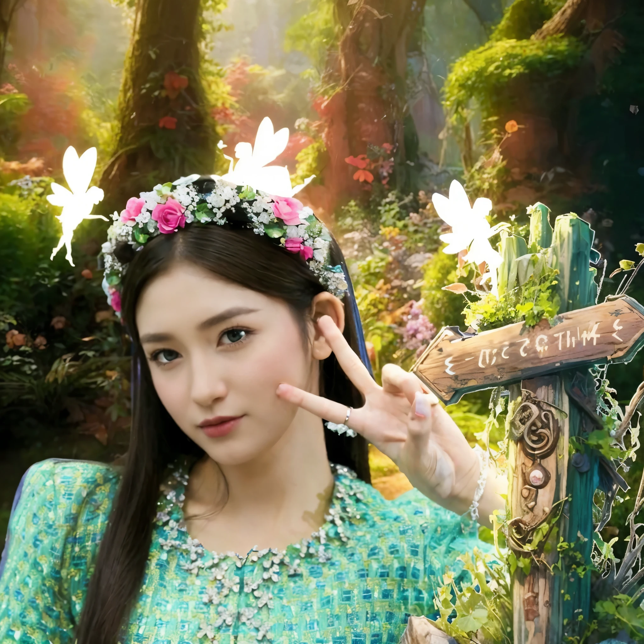 8k fairy in a fantasy world, with magic fairy's