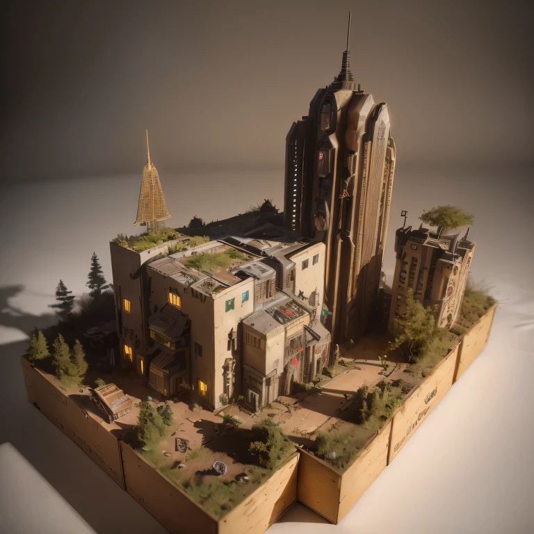 3598年Mars realistic model, (The hair ends are forked, original photo, best quality, masterpiece:1.4),Steampunk Cyberpunk 6820 City,(CyberpunkMars light:1.3), Mars (related to land),(in a small nature box:1.3),Isometric, small nature, landscape on foundation,landscape,
