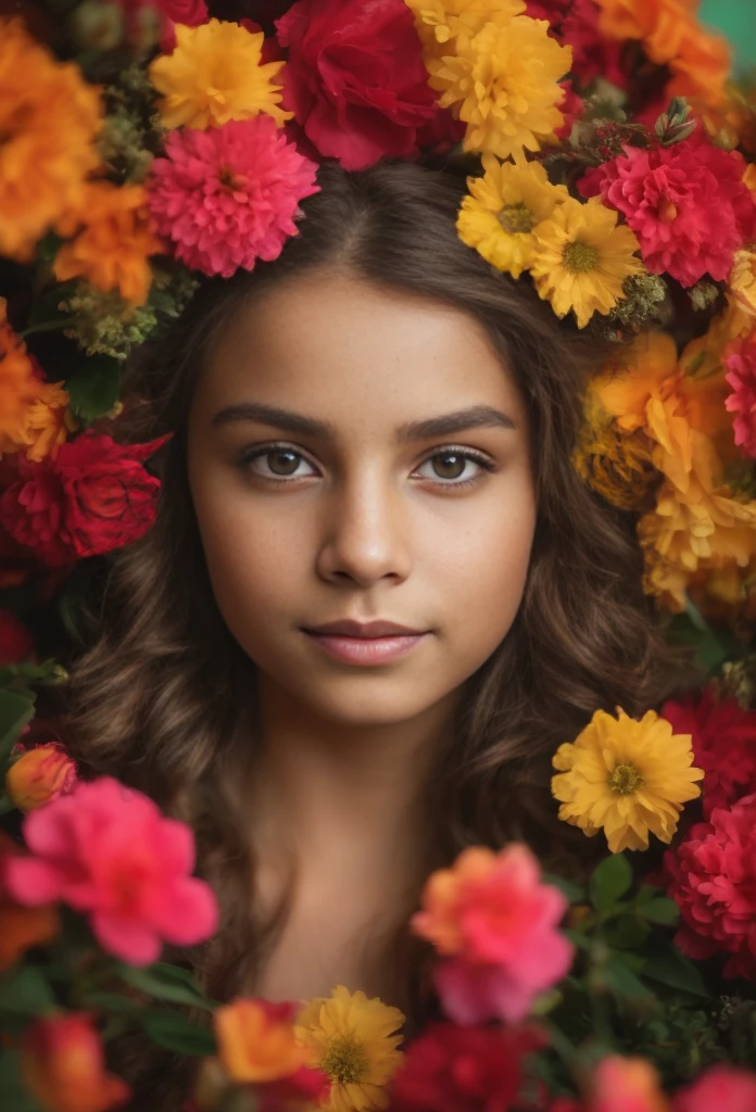"Mulher no barco de madeira estilo de casa vintage com flores no cabelo, Fotografe em cenas lindamente detalhadas，bem iluminado. Images have realistic and highly artistic qualities, Semelhante a uma obra-prima. A mulher estava feliz, O fundo tem um fundo branco limpo, reminiscente de desenhos de adesivos."