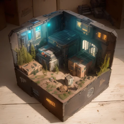 3598年Mars realistic model, (The hair ends are forked, original photo, best quality, masterpiece:1.4),Steampunk Cyberpunk 6820 City,(CyberpunkMars light:1.3), Mars (related to land),(in a small nature box:1.3),Isometric, small nature, landscape on foundation,landscape,