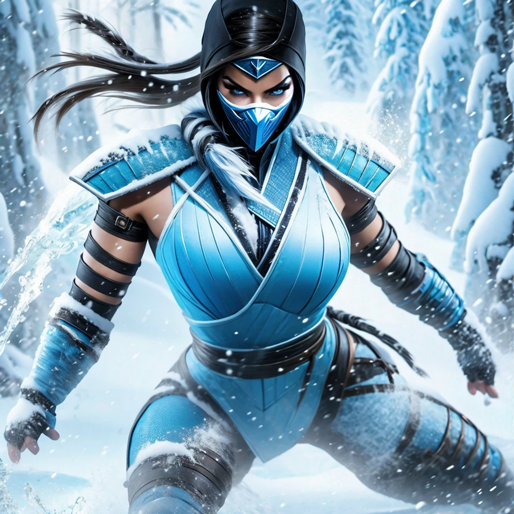 Mortal Kombat's iconic character - Sub Zero as a woman