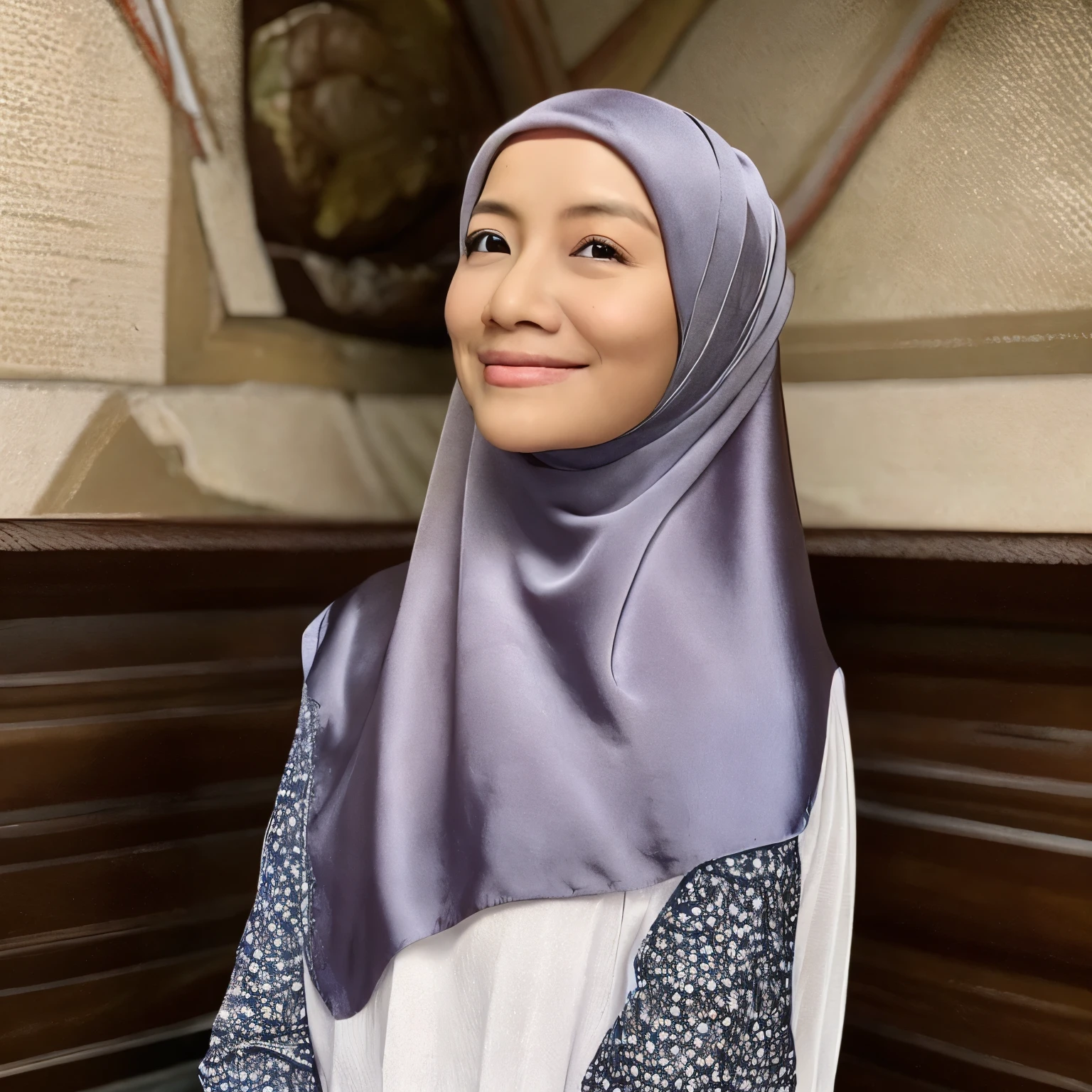 Gadis melayu tradisional seksi. Bibir mungil. Tetek sederhana. Mandi sungai