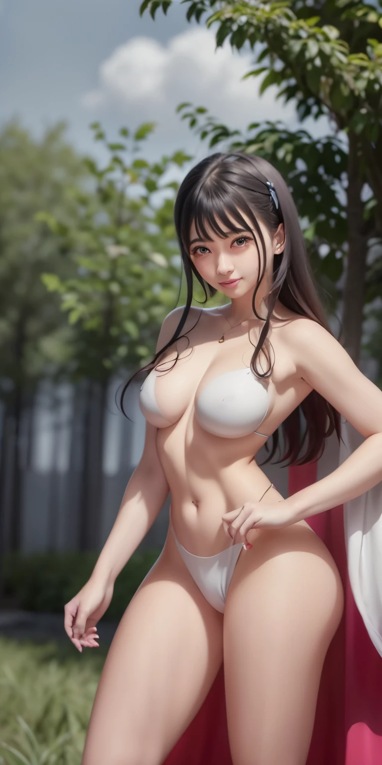Highest image quality、real image、18-year-old美少女、ポニーテールbeautiful woman、beautiful sister、A woman wearing a pink dress and cloak is standing in front of a building, 18-year-oldの女の子,Jun the Swan、science ninja、white panties、beautiful woman、 As a retro-futuristic heroine, 18-year-old、As a retro-futuristic heroine, beautiful thighs、sheila, she - ra, anime female hero portrait, Portrait of a modern dharna, anime visual of super girl, super girl, official art, Dinah Drake, hironaka, Blowjob White Mecha Miniskirt