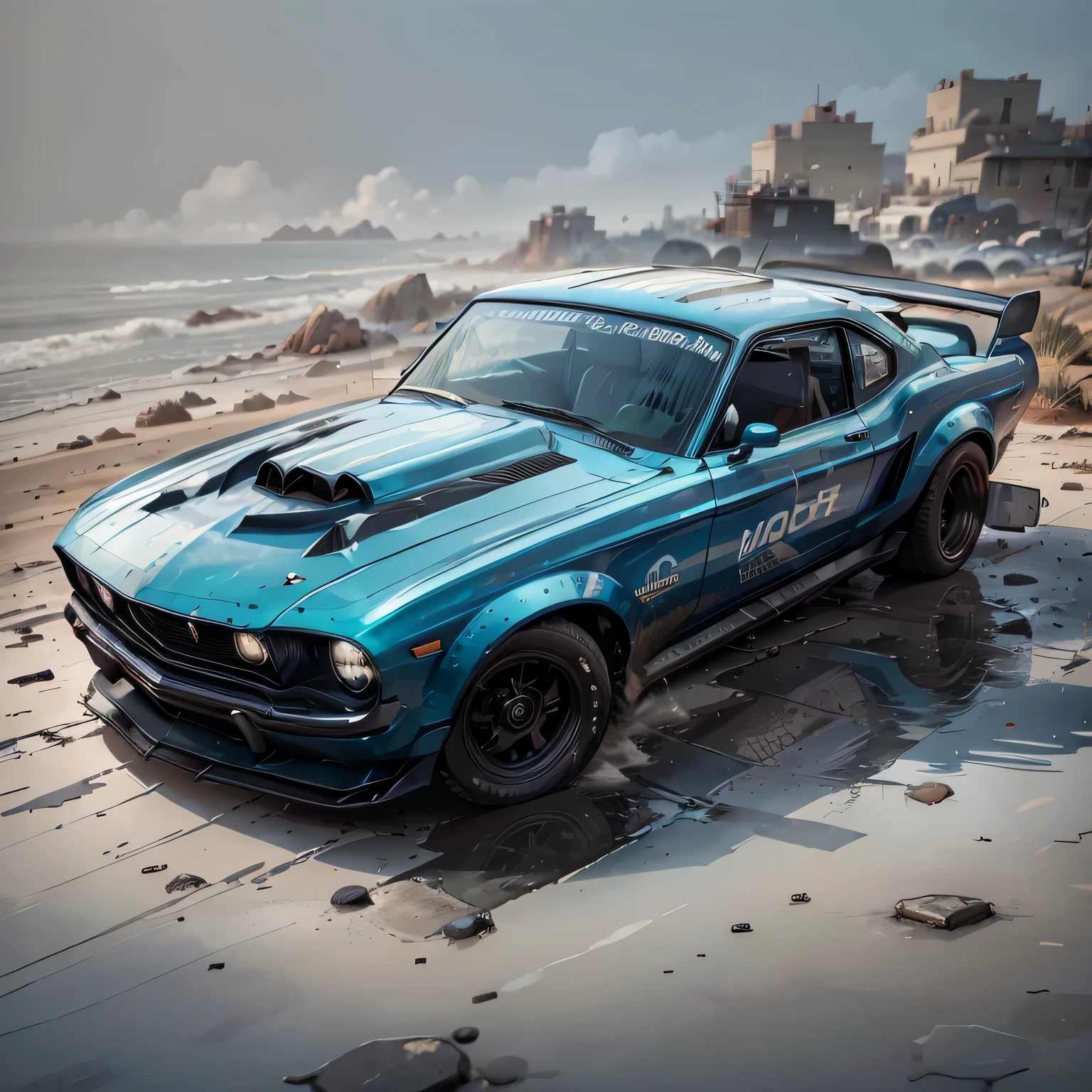 Graphic design, projeto plano, 1968 Ford Mustang Preto Shelby, salpicos de aquarela, limpo altamente detalhado, Obra-prima fotorrealista, Fotografia Profissional, carro realista, fundo aquarela abstrato, isometric, vetor de cores vibrantes, sharp focus, volumetric fog, 8k HD, dslr, alta qualidade, grain film, Fujifilm XT3