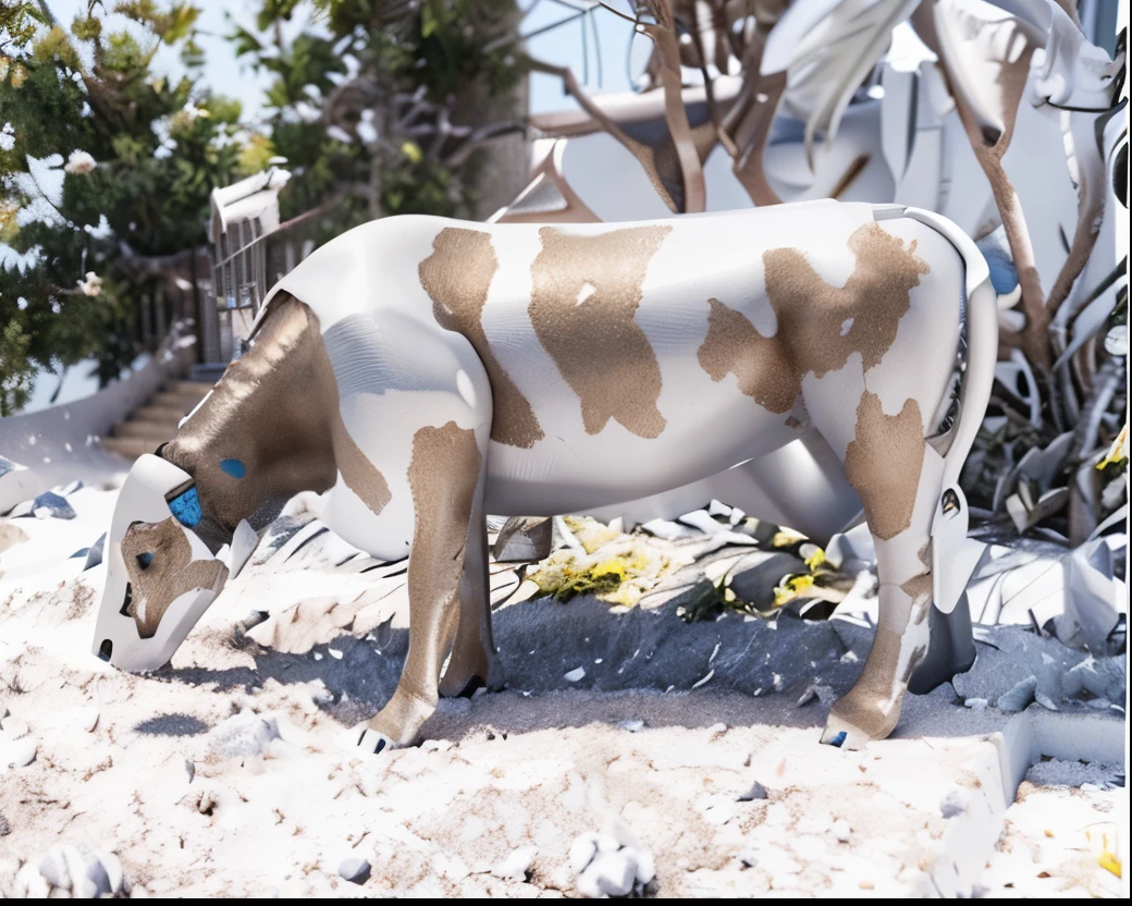 White titanium alloy，mottled texture，3 rendering,best quality、White background