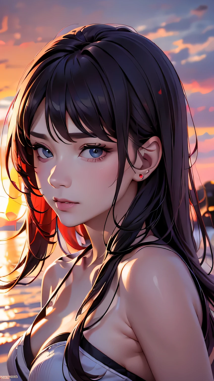 (8k, highest quality, masterpiece:1.2), (realistic, photo-realistic:1.37), highest quality, masterpiece, sense of oneness, smooth and beautiful, incredible details, wonderful, small details, masterpiece, highest quality, official art, Large files, very detailed, High resolution, very detailed, More about beautiful girls, very detailed eyes and face, fine and beautiful eyes, bright face, make your nose red,