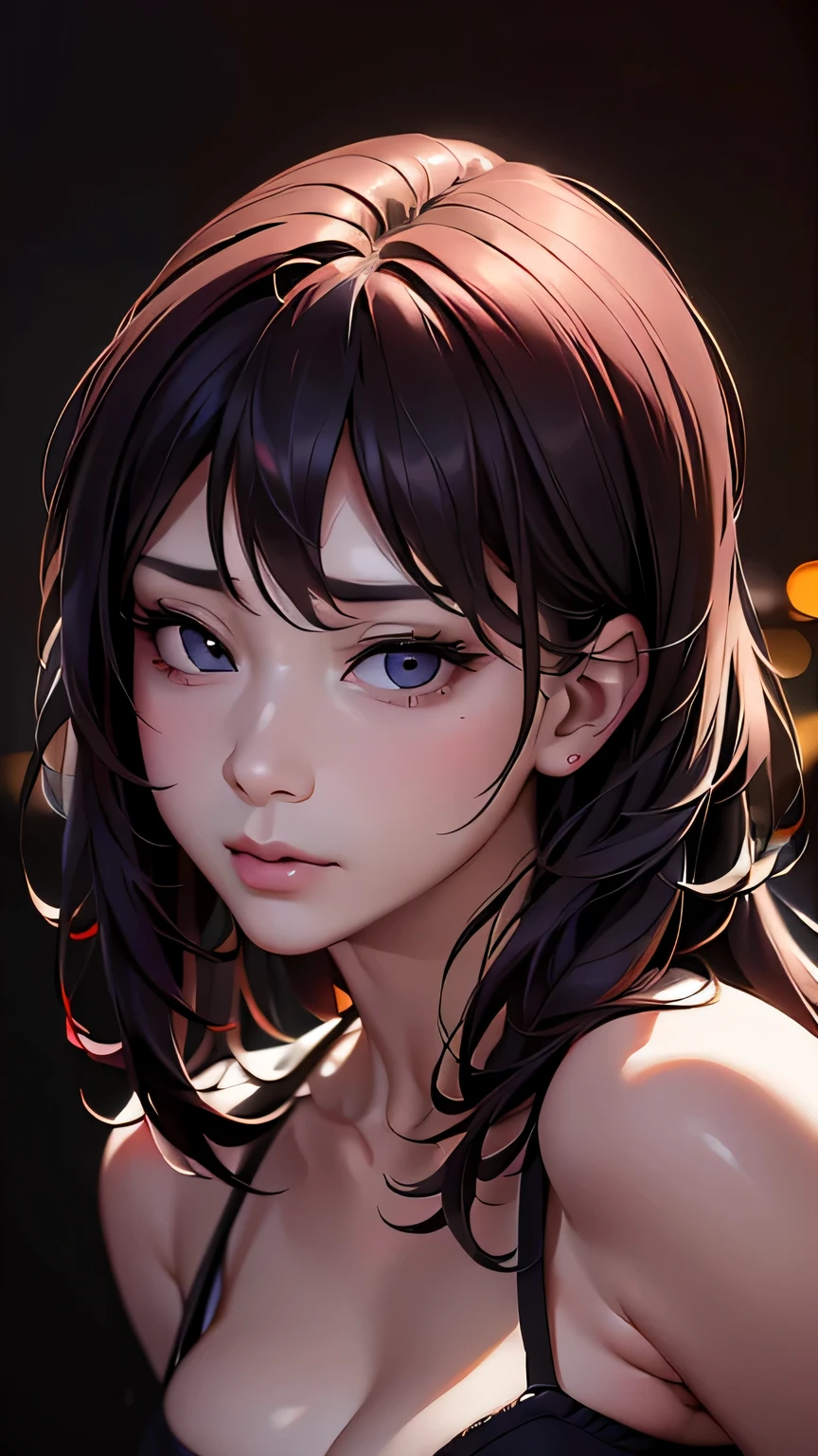(8k, highest quality, masterpiece:1.2), (realistic, photo-realistic:1.37), highest quality, masterpiece, sense of oneness, smooth and beautiful, incredible details, wonderful, small details, masterpiece, highest quality, official art, Large files, very detailed, High resolution, very detailed, More about beautiful girls, very detailed eyes and face, fine and beautiful eyes, bright face, make your nose red,、big breasts、cleavage