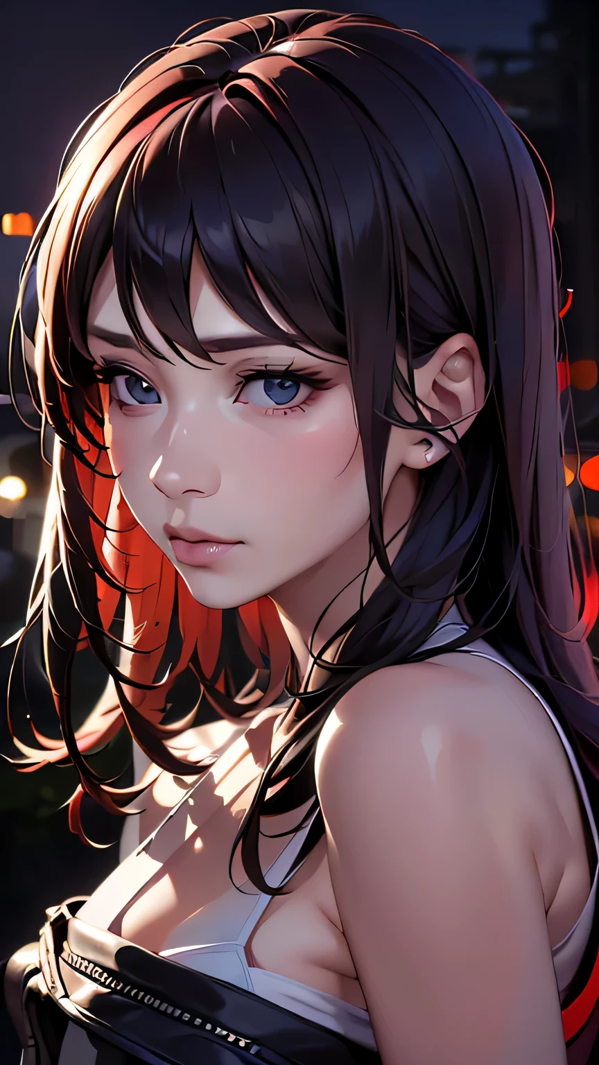 (8k, highest quality, masterpiece:1.2), (realistic, photo-realistic:1.37), highest quality, masterpiece, sense of oneness, smooth and beautiful, incredible details, wonderful, small details, masterpiece, highest quality, official art, Large files, very detailed, High resolution, very detailed, More about beautiful girls, very detailed eyes and face, fine and beautiful eyes, bright face, make your nose red,