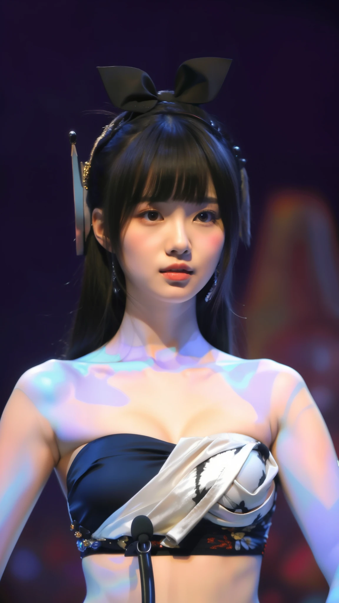 1 girl, Korea, realistis, beautiful, Big breasts
