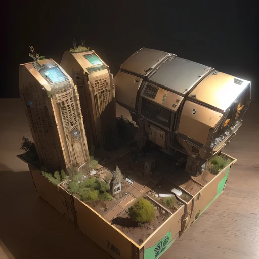 3798年Mars realistic model, (The hair ends are forked, original photo, best quality, masterpiece:1.4),Steampunk Cyberpunk 6820 City,(CyberpunkMars light:1.3), Mars (related to land),(in a small nature box:1.3),Isometric, small nature, landscape on foundation,landscape,
