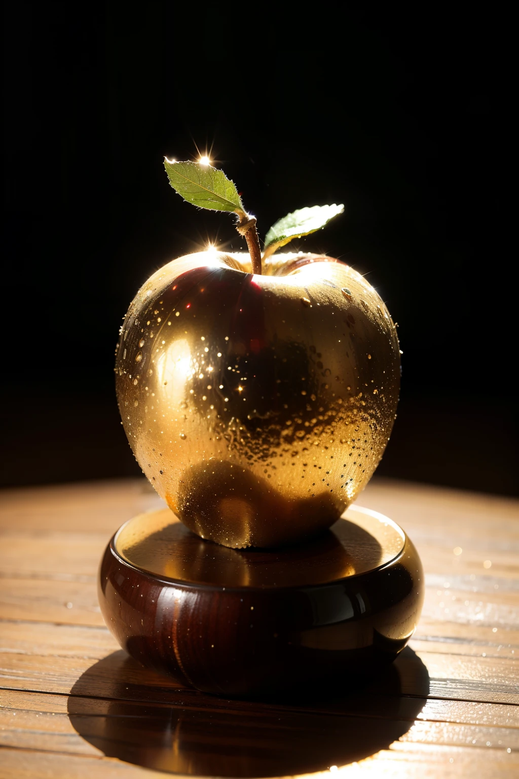 ((best quality)), ((masterpiece)), (detailed), golden apple, golden