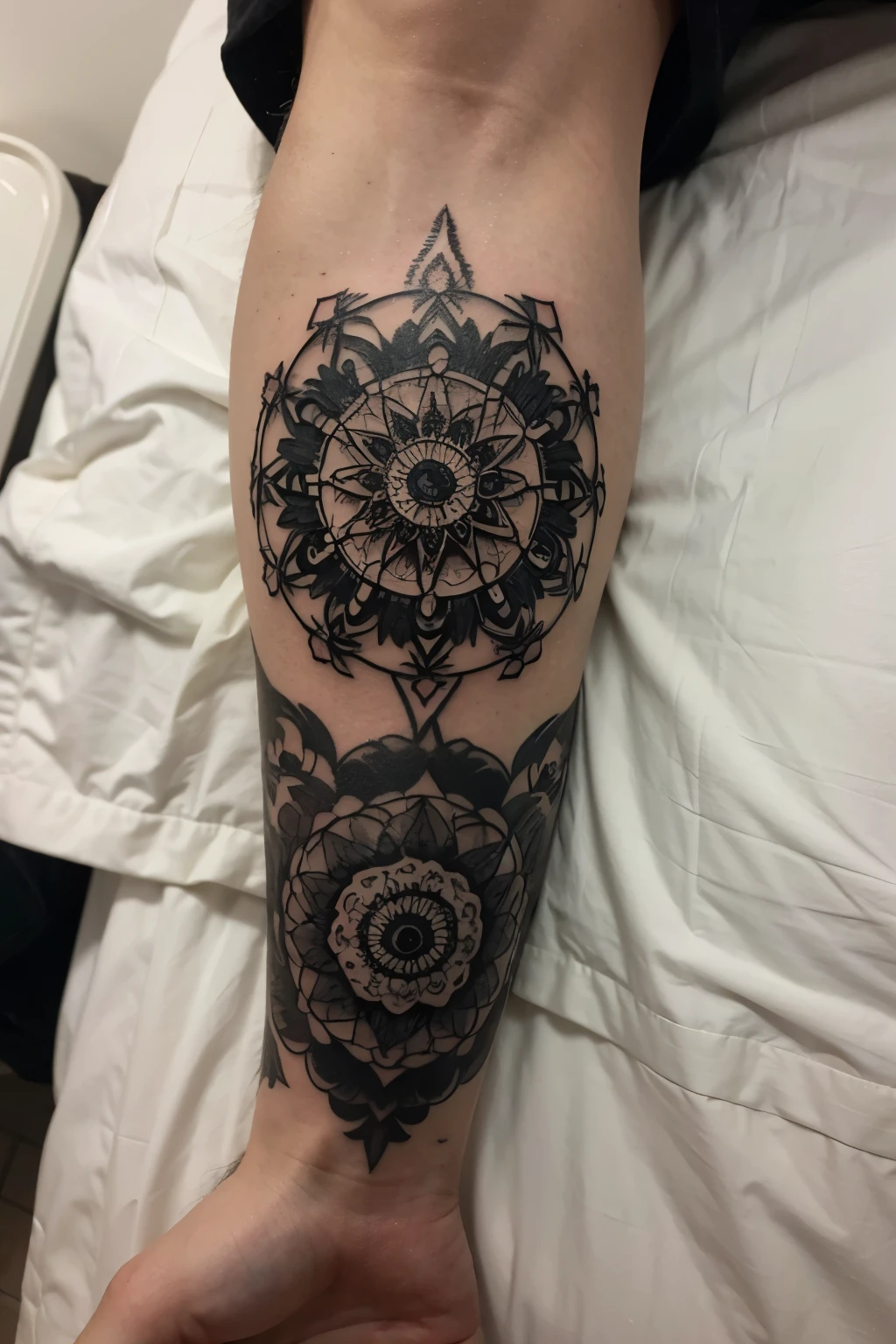 Men's Mandala of Tranquility for Tattoo Forearm Forearm