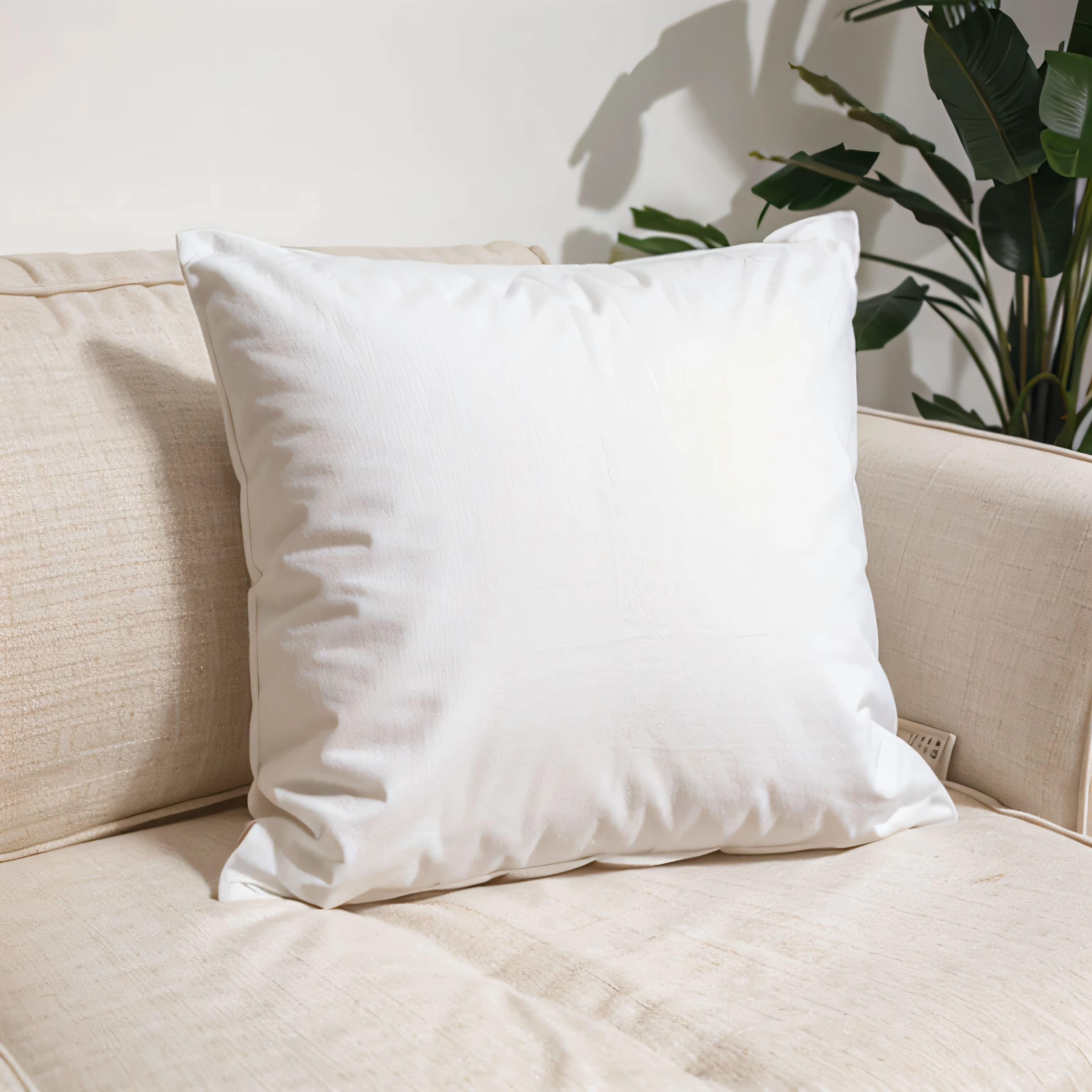 white pillow mockup