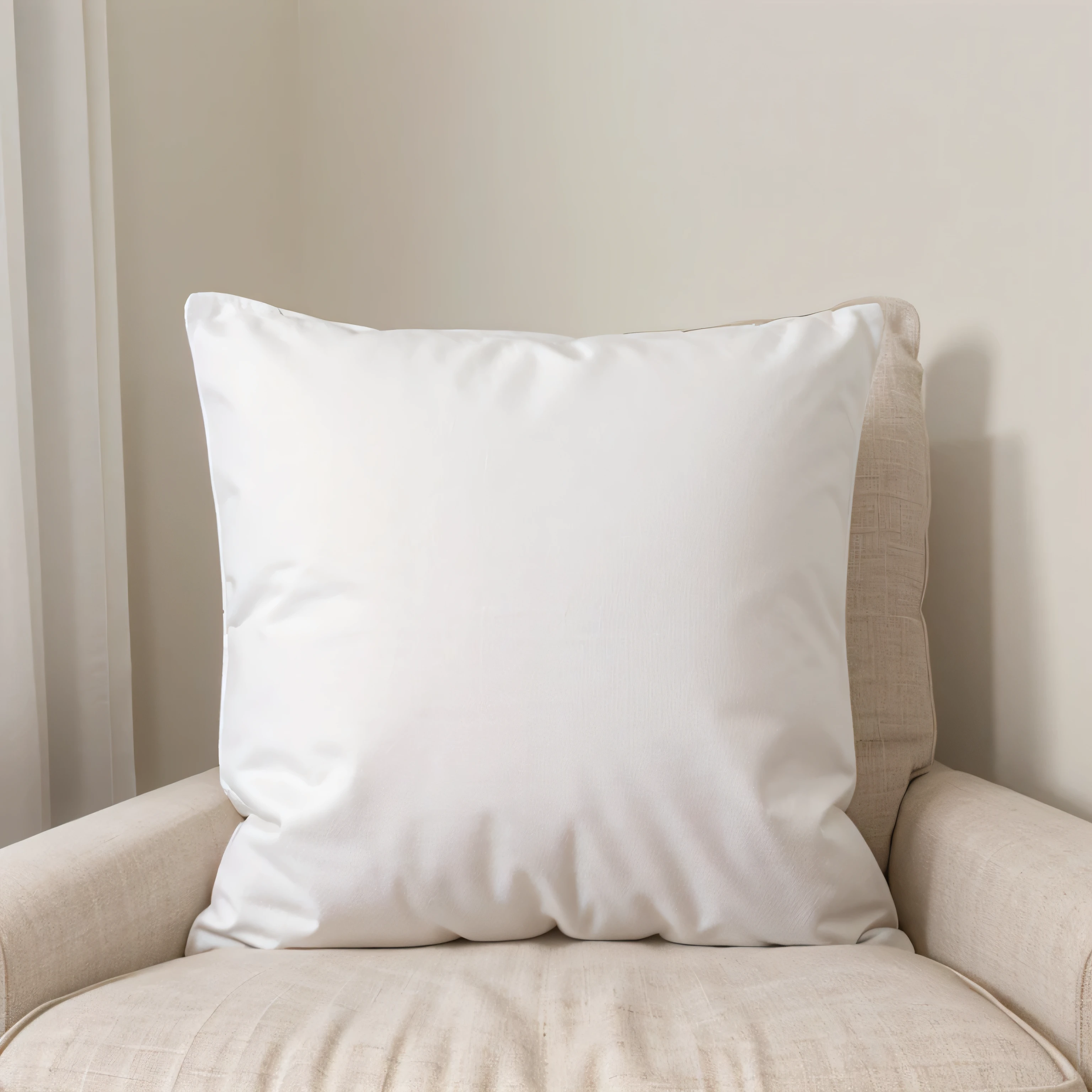 white pillow mockup