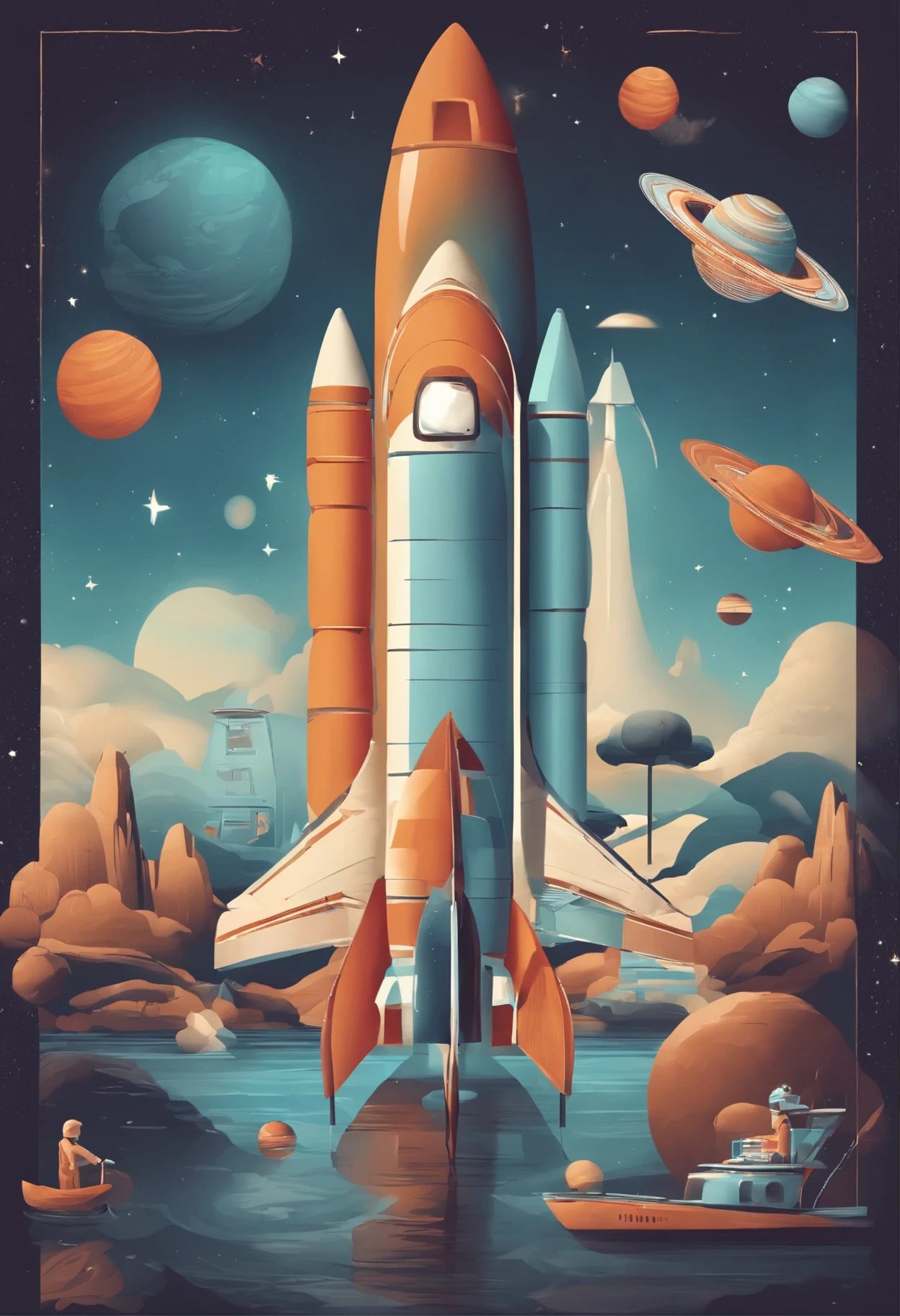 60:90’s canvas for creative visual elements：

Add space safety-related icons or symbols，like a rocket、helmet、Satellite etc.。Use eye-catching colors and fonts to catch your audience&#39;s attention。

Called/summery：

Called观众加入太空的行动，Working together to ensure the safety of space。Conclusion encouraging action，Let space become our common home。