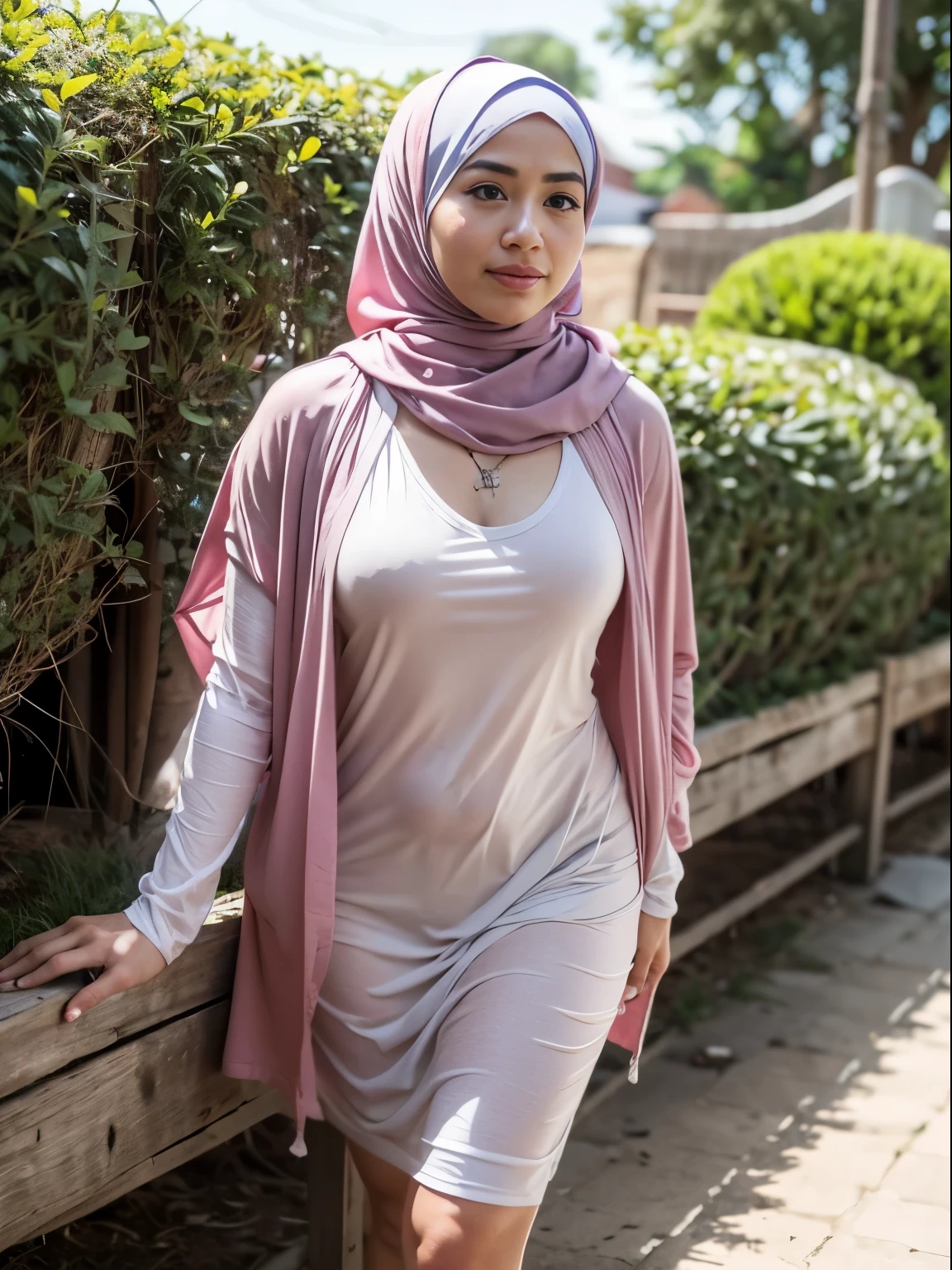 Malay women wear 𝘴𝘢𝘵𝘪𝘯 pastel color hijab in rice paddy, bright sunshine, ankle length 𝘴𝘢𝘵𝘪𝘯 dress, shawl, long sleeved 𝘴𝘢𝘵𝘪𝘯 shirt, bright 𝘴𝘩𝘪𝘯𝘪𝘯𝘨 clothing, 𝘸𝘩𝘪𝘵𝘦 skin, highres,4k,HDR,1girl, photorealistic, realistic,sweat skin, thin face, 𝘭𝘢𝘺 𝘥𝘰𝘸𝘯 in water, 𝘣𝘪𝘨 breasts, 𝘣𝘪𝘨 𝘵𝘪𝘵𝘴, 𝘴𝘩𝘺𝘯𝘪𝘯𝘨 𝘵𝘪𝘵, wet clothes, wet body, soaked, dripping, soft smiling at viewer, closeu𝘱, 𝘢𝘭𝘭 𝘸𝘦𝘵 𝘣𝘰𝘥𝘺, 𝘧𝘶𝘭𝘭 𝘣𝘰𝘥𝘺 𝘴𝘸𝘦𝘢𝘵