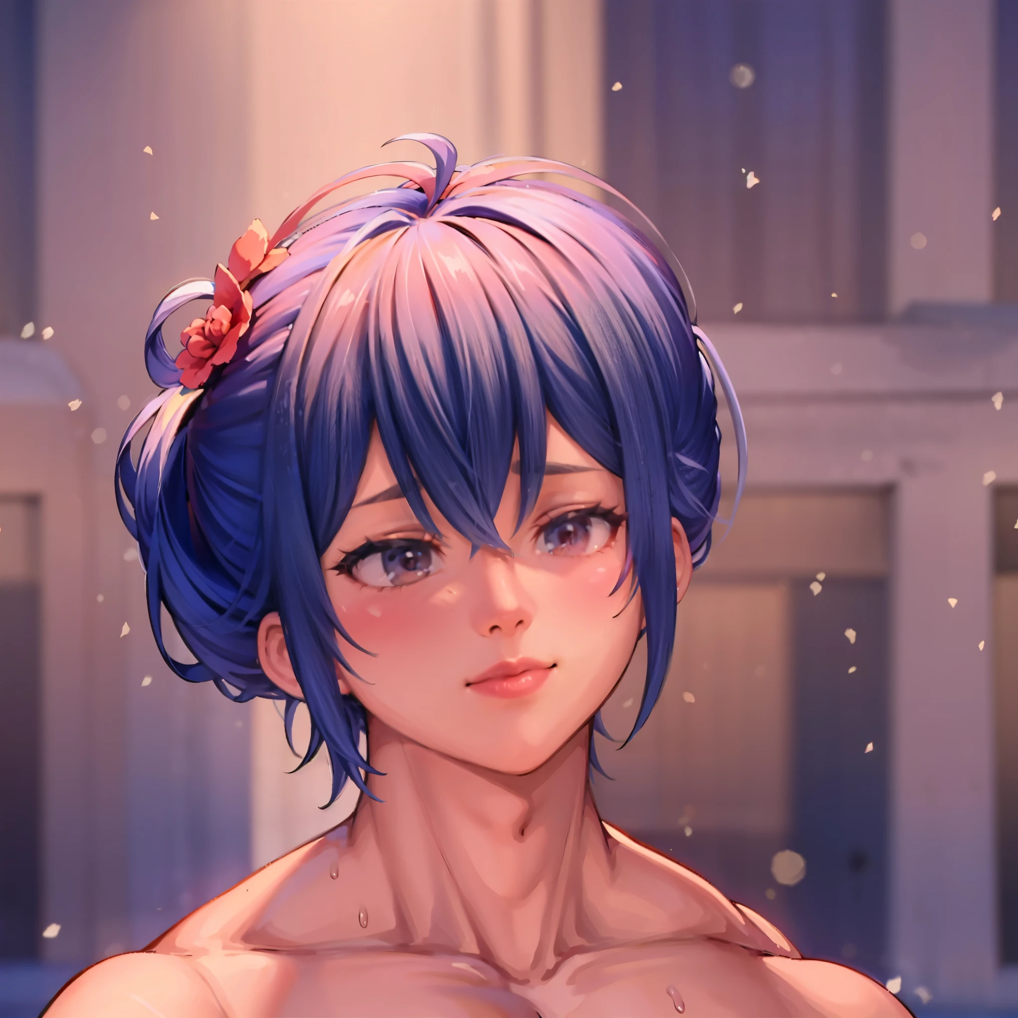 (girl and boy:1), smiling, ((high resolution illustration)), ((extremely detailed)), (couple), Marinette, (Adrian), (best quality,4k,8k,highres,masterpiece:1.2), ultra-detailed, realistic:1.37, HDR, studio lighting, extreme detail description, professional, vibrant colors, bokeh, muscular female bodybuilder, detailed lips, strong embrace, romantic scene, intimate moment, intense passion, athletic bodies, fitness couple, gym background, muscular definition, sculpted muscles, sweat glistening, powerful kiss, muscular arms, loving couple, bodybuilding lifestyle