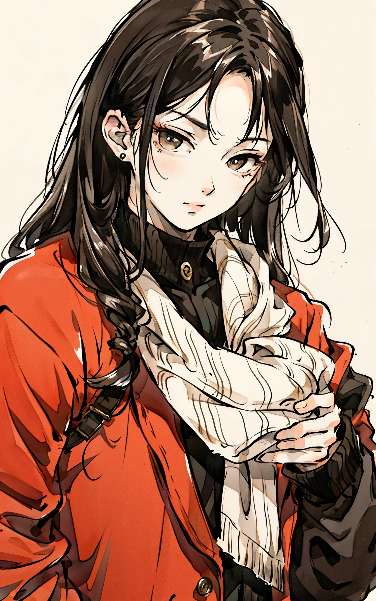 male,black hair,Handsome,little brother,cold