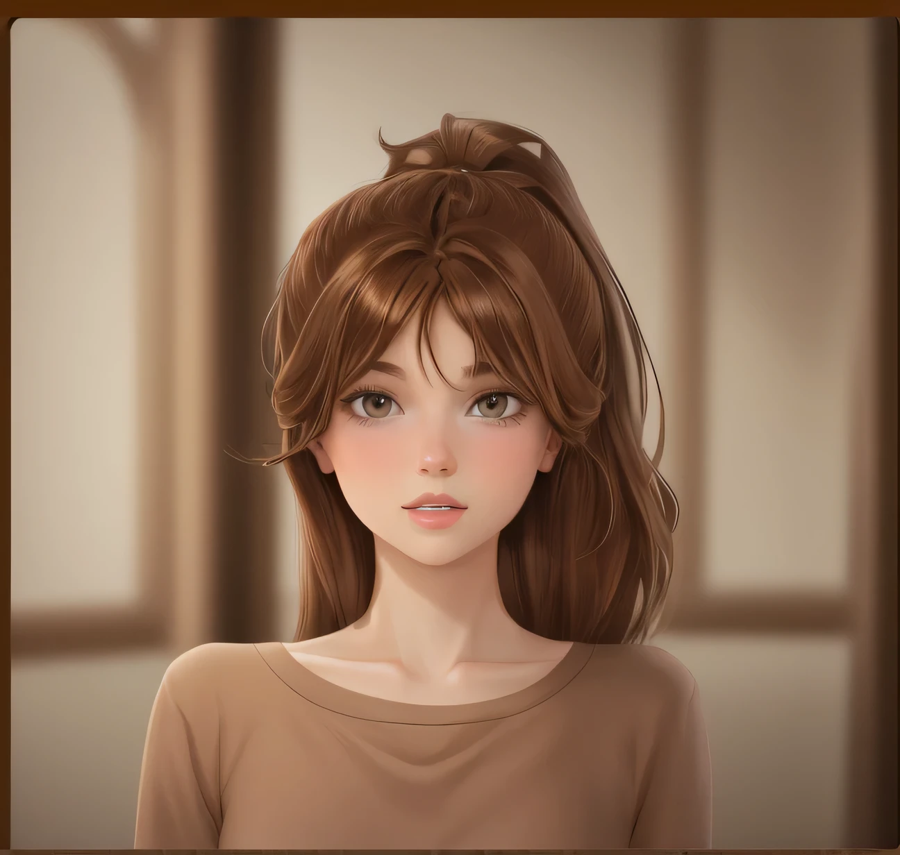 cheveux bruns