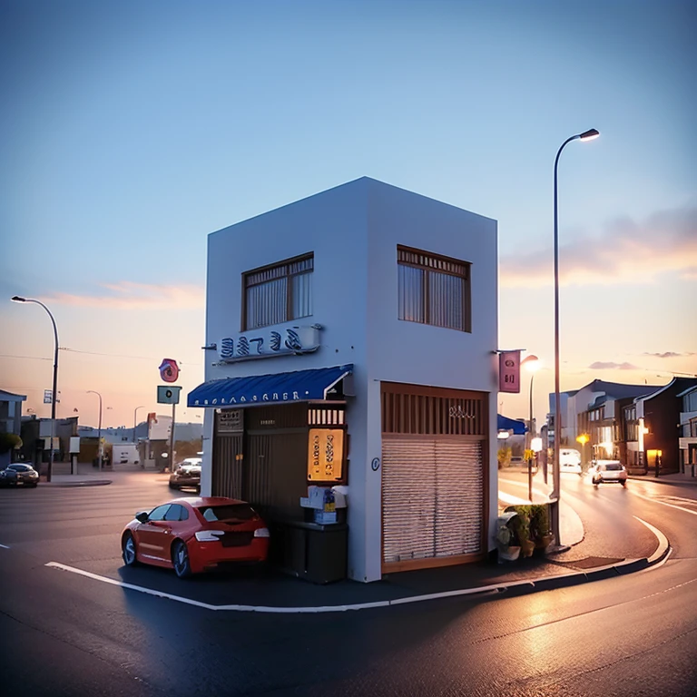 no humans,sign,lamppost,door,((simple background)),building,scenery,road,road sign,street,(white background:1.2),shop,pixel,dog, (best quality:1.5), (masterpiece:1.5), (super Realistic:1.5),(high detail:1.5)