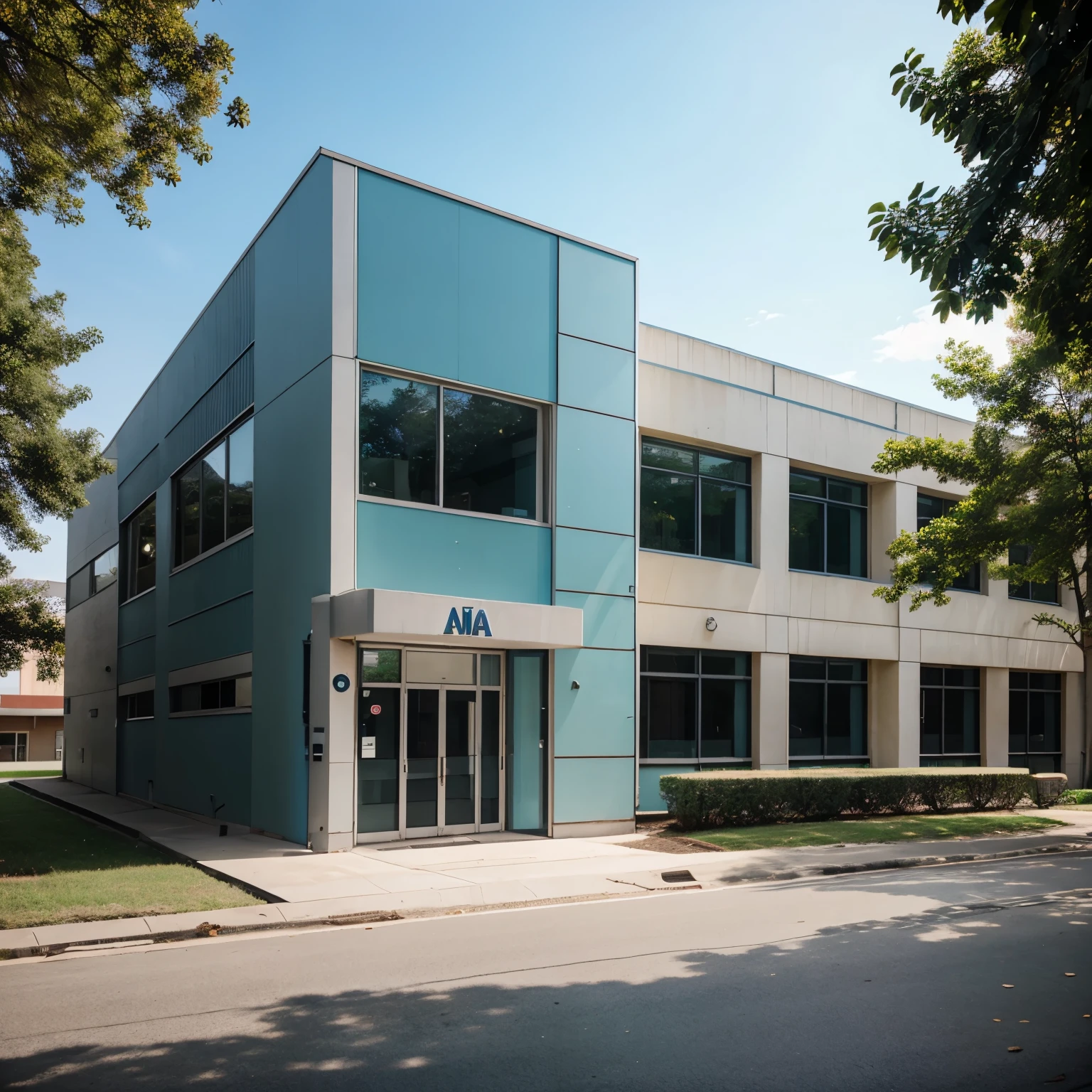 Modern music school building 