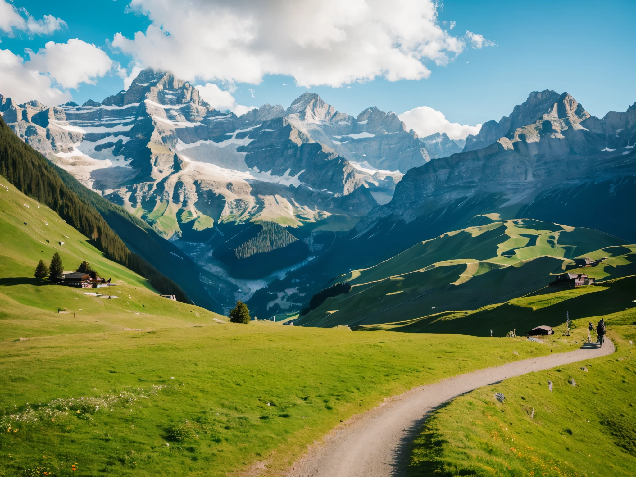 beautiful swiss alps
