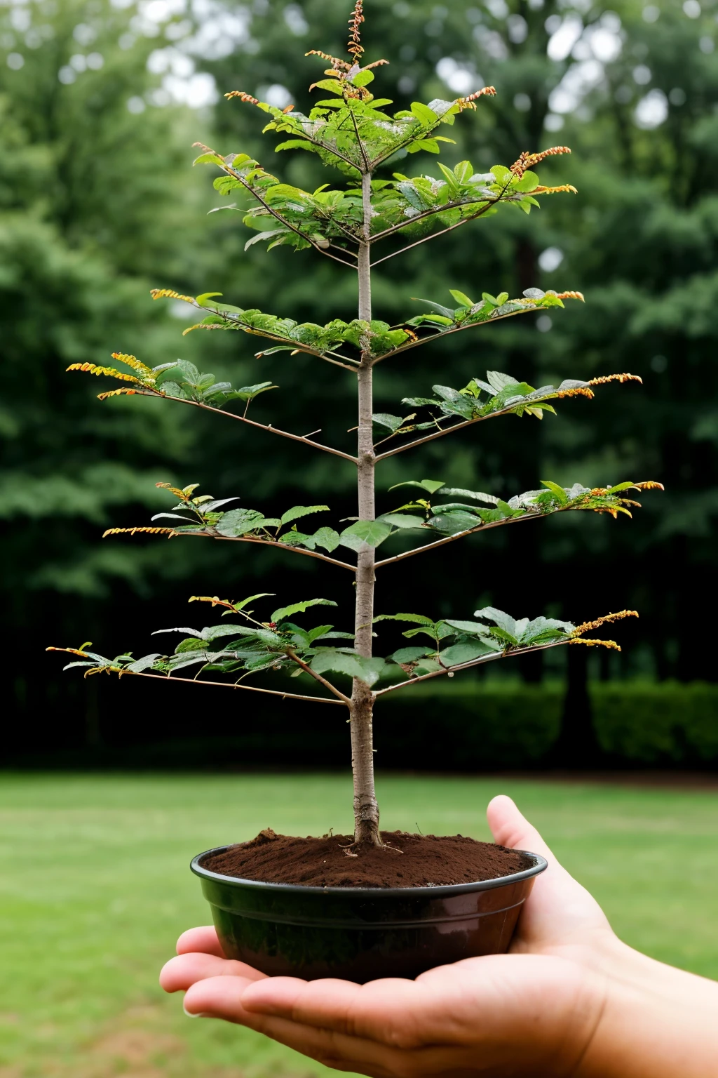 Banks offer "high-yield savings accounts" with actual trees, promising guaranteed growth if watered generously.