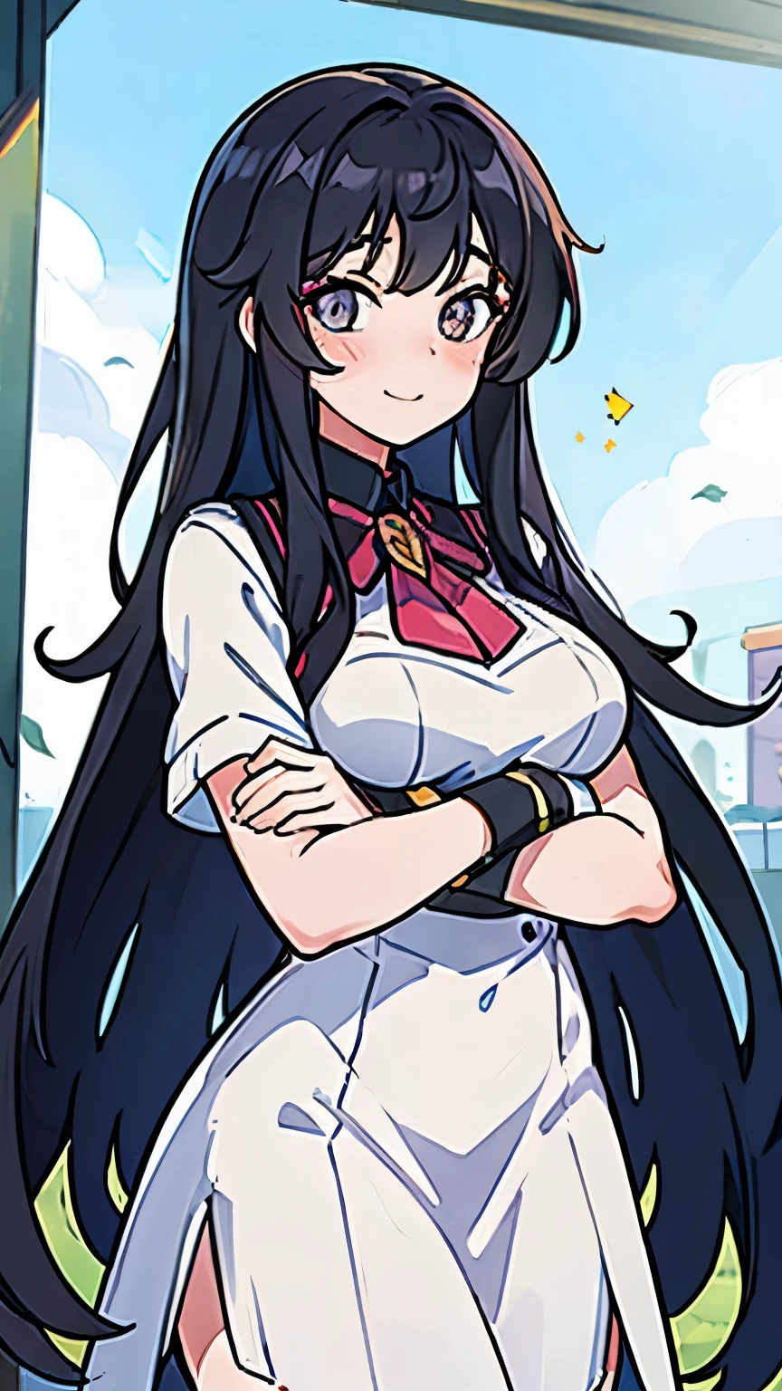 there is a woman with long black hair wearing a striped dress, 18 years old, real ungine, 1 8 yo, hello, serena malyon, profile photo, yukky, by :5 sexy: 7, comming, slight cute smile, 21 years old, very beautiful girl, bautiful, with cute - fine - face, 22 years old, smile, beautiful, sexy, medium breast
