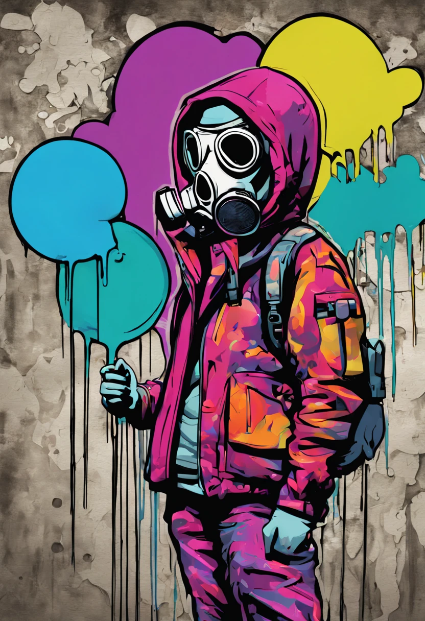 graffiti style comic {Comic book graffiti art, trendy street art, colorful bubble letters, detailed graffiti characters with exaggerated features, vibrant splatter paint effects, dynamic composition, painterly style, bright neon lighting, ultra-detailed graffiti art masterpiece, digital painting} . street art, vibrant, urban, detailed, tag, mural, graphic illustration, comic art, graphic novel art, vibrant, highly detailed